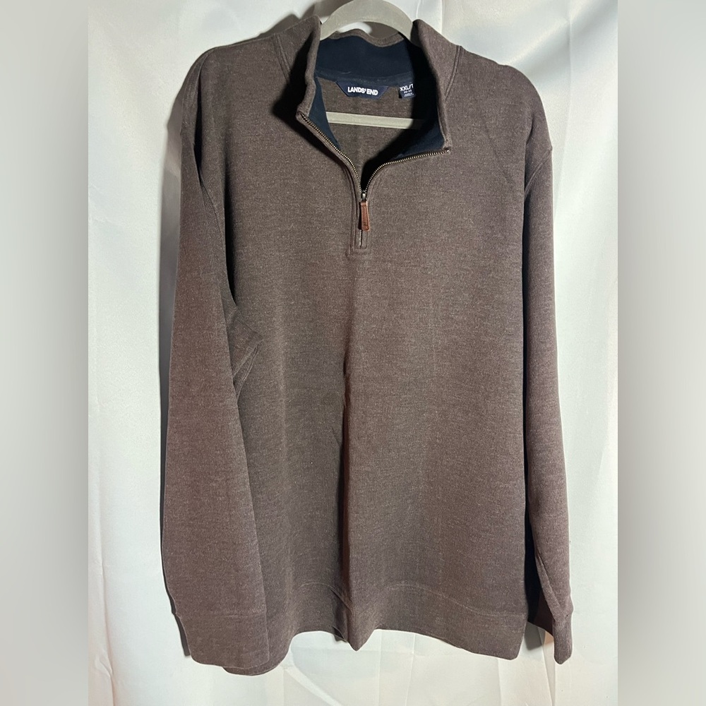 Lands' End quarter zip sweatshirt - XXL Tall